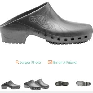 Calzuro clogs metallic gray size 35-36